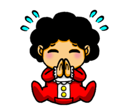 Afro baby. sticker #5076787