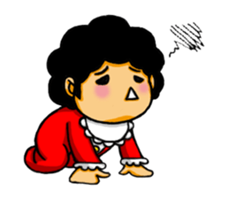 Afro baby. sticker #5076791