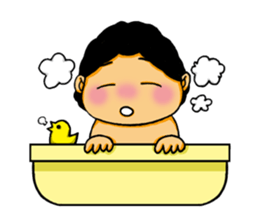 Afro baby. sticker #5076797