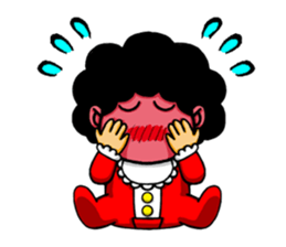 Afro baby. sticker #5076812