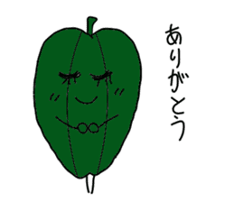 Green guy and carrot-kun sticker #5077025