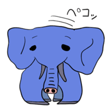 Elephant picture diary sticker #5077145