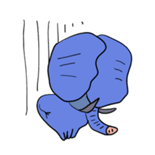 Elephant picture diary sticker #5077155