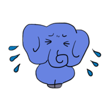 Elephant picture diary sticker #5077165