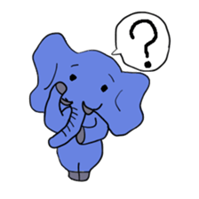 Elephant picture diary sticker #5077175