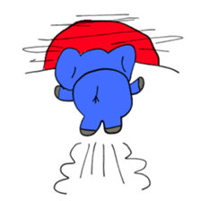 Elephant picture diary sticker #5077181