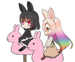 Rainbow & Monochrome Rabbit Vol.3 sticker #5077464