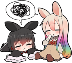 Rainbow & Monochrome Rabbit Vol.3 sticker #5077466