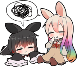 Rainbow & Monochrome Rabbit Vol.3 sticker #5077466