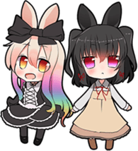 Rainbow & Monochrome Rabbit Vol.3 sticker #5077469