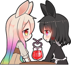 Rainbow & Monochrome Rabbit Vol.3 sticker #5077470