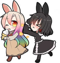 Rainbow & Monochrome Rabbit Vol.3 sticker #5077471