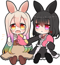 Rainbow & Monochrome Rabbit Vol.3 sticker #5077472