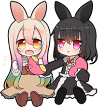 Rainbow & Monochrome Rabbit Vol.3 sticker #5077472