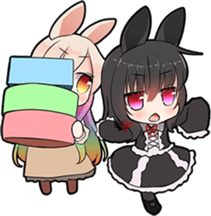 Rainbow & Monochrome Rabbit Vol.3 sticker #5077474