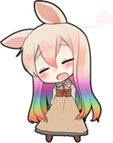 Rainbow & Monochrome Rabbit Vol.3 sticker #5077480