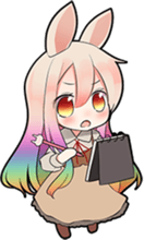 Rainbow & Monochrome Rabbit Vol.3 sticker #5077481