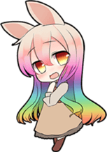 Rainbow & Monochrome Rabbit Vol.3 sticker #5077482