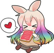 Rainbow & Monochrome Rabbit Vol.3 sticker #5077487