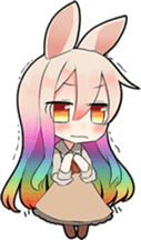 Rainbow & Monochrome Rabbit Vol.3 sticker #5077488