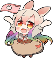 Rainbow & Monochrome Rabbit Vol.3 sticker #5077489