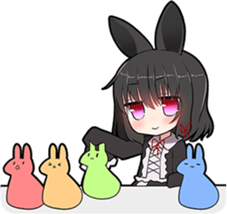 Rainbow & Monochrome Rabbit Vol.3 sticker #5077495