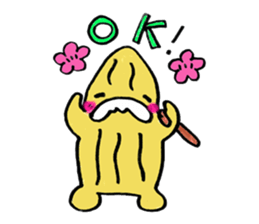 dried potato man sticker #5077959