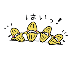 dried potato man2 sticker #5078043