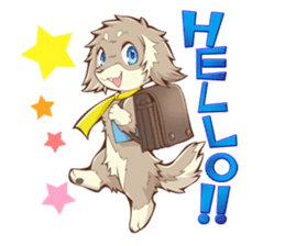 Doggy Maggy Animal School Stamp sticker #5079022