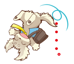 Doggy Maggy Animal School Stamp sticker #5079025