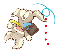 Doggy Maggy Animal School Stamp sticker #5079025