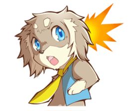 Doggy Maggy Animal School Stamp sticker #5079033