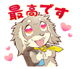 Doggy Maggy Animal School Stamp sticker #5079034