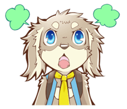 Doggy Maggy Animal School Stamp sticker #5079035