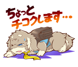 Doggy Maggy Animal School Stamp sticker #5079051