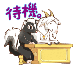 Doggy Maggy Animal School Stamp sticker #5079056