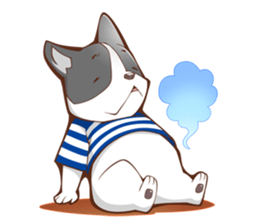 Doggy Maggy Animal School Stamp sticker #5079058