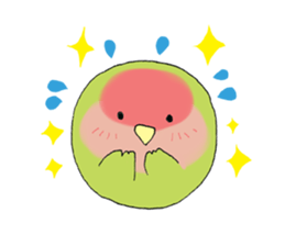 Perfectly round of true parrots sticker #5079459