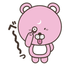 Pink bear stickers sticker #5079507