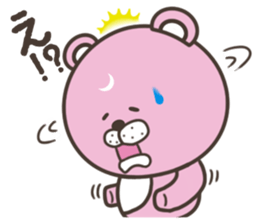 Pink bear stickers sticker #5079508
