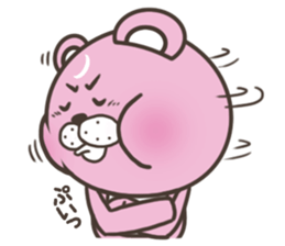 Pink bear stickers sticker #5079514