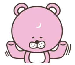 Pink bear stickers sticker #5079519