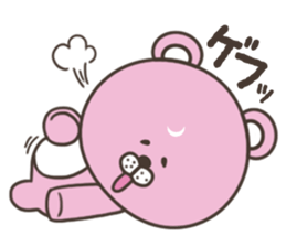 Pink bear stickers sticker #5079524