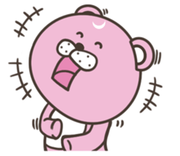Pink bear stickers sticker #5079527