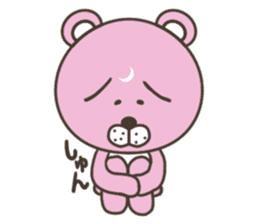 Pink bear stickers sticker #5079529