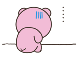 Pink bear stickers sticker #5079531