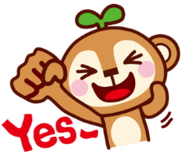 Cheeky Monkey sticker #5079542