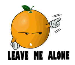 Funny orange~for english sticker #5079802