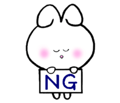 Daily life of Shirousa sticker #5081225