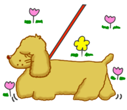 Cocker dog sticker #5081438